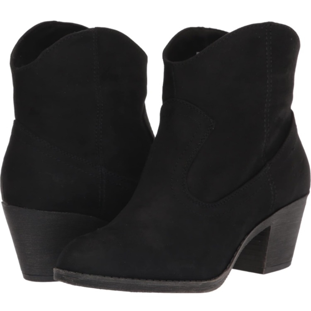 New Womens Rocket Dog Women’s Soundoff Western Boots Black Size 8